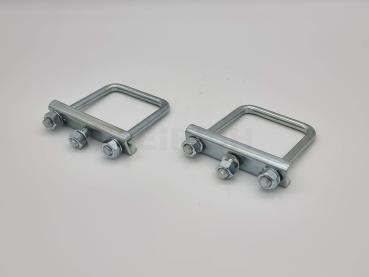 4-Kantrohrklemme für 70 x 70 mm